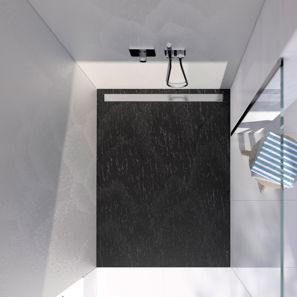 Wedi Fundo Top Riolito Neo Carbon Zwart